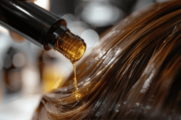زيت شعر لتقويته ومنعه من التساقط